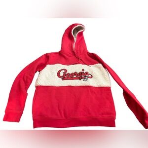 RIVALRY THREADS brand Georgia Bulldog hooded sweatshirt. Size M.